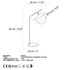 Stolna lampa Anemon 13811 - Crna