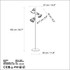 Podna lampa Spoly 13795 - Crna