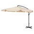 Veliki vrtni suncobran s konzolnim krakom, sklopivi 3,5 m, bež MultiGarden