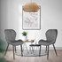 Set od 4 stolice za dnevni boravak i blagovaonicu, moderna siva baršunasta stolica, moderni dom