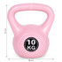 Kettlebell 10 kg za vježbanje, bučica, lopta s utezima, opterećenje za fitness, roza, ModernHome
