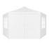Vrtni paviljon šator 2x2x2 m s prozorima bijeli MultiGarden