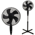 Samostojeći podni ventilator 45W – 3 načina rada, 5 lopatica, crni