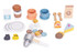 Drvena Kuhinja za Djecu 2-u-1 Barista Set sa 26 Dodaka ECOTOYS