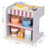 Drvena Kuhinja za Djecu 2-u-1 Barista Set sa 26 Dodaka ECOTOYS