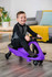 Wiggle auto igračka za vožnju LED kotači ljubičasta ECOTOYS