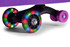 Wiggle auto igračka za vožnju LED kotači ljubičasta ECOTOYS