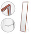 Veliki stojeći zrcalo 148 cm, aluminijski okvir, sklapivo, ModernHome
