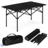 Sklopivi kamping stol 95x55 cm sa torcom za nošenje, crni, MultiGarden