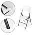 Set od 4 sklopive stolice za catering, metal, HDPE, bijele, MultiGarden