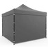 Automatski pop-up vrtni paviljon šator, 3x3 m, sivi, MultiGarden