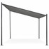 Vrtna pergola MultiGarden 3x3 m, čelik, gazebo sjenica, siva