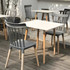 Moderan drveni kvadratni kuhinjski stol 80x80 cm, ModernHome