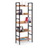 Polica od 5 polica za loft namještaj, metal MDF ModernHome