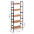 Polica od 5 polica za loft namještaj, metal MDF ModernHome