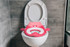 Dječji WC školjka s ručkama, mekani jastučić, roza, ECOTOYS