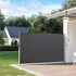 Sklopiva bočna markiza 350x200 cm, Zaslonska mreža za vrt ili terasu, Antracit, MultiGarden