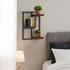 Zidni stalak za biljke sa vešanjem 3 nivoa Loft stil ModernHome