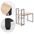 Školski računarski stol 120x60 cm sa policama Loft stil ModernHome