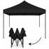 Automatski vrtni paviljon pop-up šator 3x3 m, crni, MultiGarden
