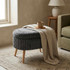 Pouffe Mini Oslo lan - antracit