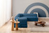 Kutna sofa na razvlačenje Legom Eco - plava