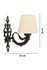 Zidna lampa Lily - krem, crna