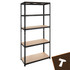 Stalak za odlaganje - crni 220x100x45 Bigstreen