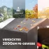 Vrtna kućica, šator za skladištenje s rolo vratima