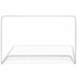 Nogometni gol 2 kom s mrežom 182 x 61 x 122 cm čelični bijeli