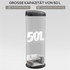 Kanta za smeće sa senzorom 50 L, soft-close poklopac, crna