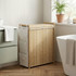 Korpa za veš od bambusa 120 L, 63 × 33 × 78 cm, prirodna
