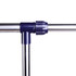 Stalak za odjeću na točkićima, podesiv 86–160 × 45 × 95–170 cm, srebrni