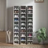 Organizator za cipele s 10 pretinaca, sklopiv, 26 × 35 × 174 cm, bijeli