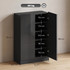 Ormar za cipele s 5 nivoa 72 × 34 × 103 cm, crni