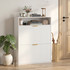 Uski ormar za cipele s 2 ladice na preklop 80 × 24 × 102,5 cm, bijeli