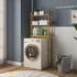 Polica za kupatilo iznad WC-a s 3 police 68 × 20 × 165 cm, prirodna