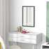 Zidno ogledalo s okvirom od MDF-a 40 × 60 cm, crno