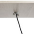 Stojeća lampa s 3 police 26 × 26 × 160 cm, crna, bijela i zlatna
