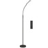Podna LED lampa s 5 načina rada i podesivom svjetlinom, crna