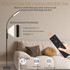 Podna LED lampa s 5 načina rada i podesivom svjetlinom, crna