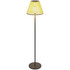 Solarna podna lampa s ratan sjenilom i 25 LED dioda, siva