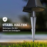 Solarne vrtne lampe u setu od 2 komada, LED, IP44, crne