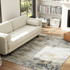 Tepih s apstraktnim uzorkom 230 × 160 cm, perivi, sivi