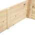 Mali plastenik od jelovine s polikarbonatom 100 × 50 × 35 cm, prirodna boja