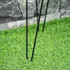 Set od 3 stalka za cvijeće 26 × 23 × 42 cm, crni
