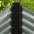 Set od 2 povišene gredice 120 × 60 × 60 cm, tamnosiva