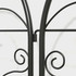 Set od 2 metalne rešetke za penjačice s motivom ptica 50 × 120 cm, crne
