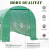 Plastenik s folijom 445 × 200 × 200 cm, zeleni