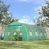 Tunelski plastenik s folijom 590 × 300 × 200 cm, zeleni